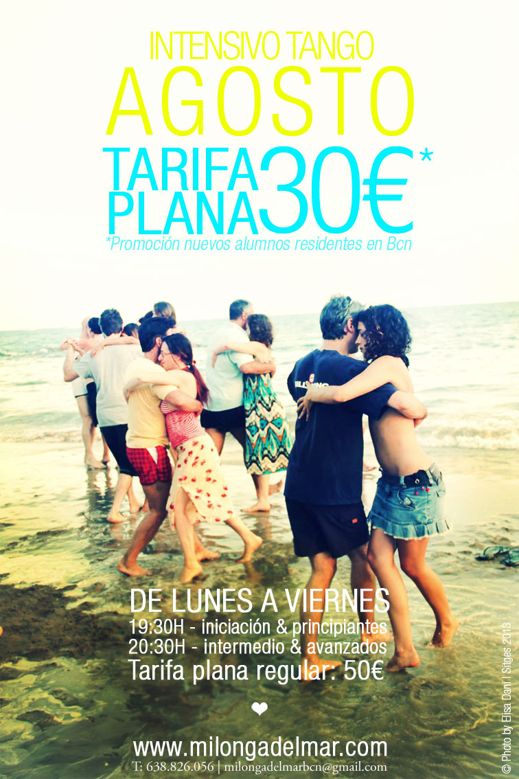 clases tango agosto barcelona