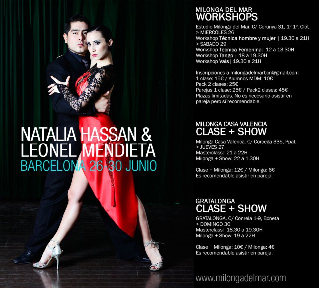 workshop tango barcelona
