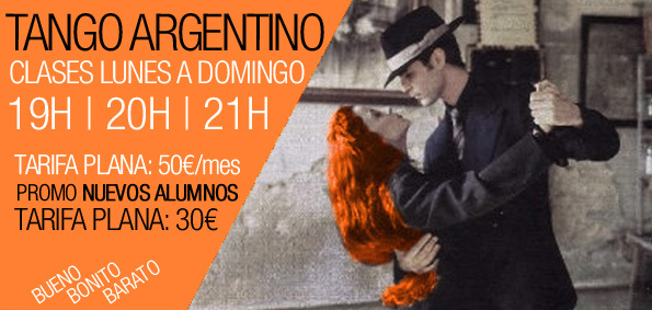 Clases de Tango en Barcelona de Lunes a Domingo