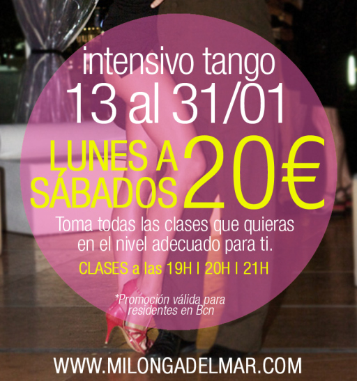 intensivo tango enero barcelona