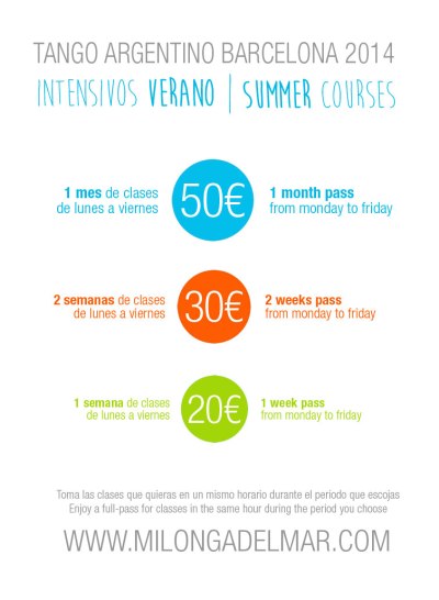 clases tango verano barcelona