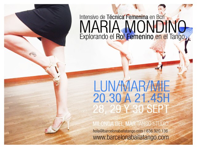 tecnica tango mujer barcelona