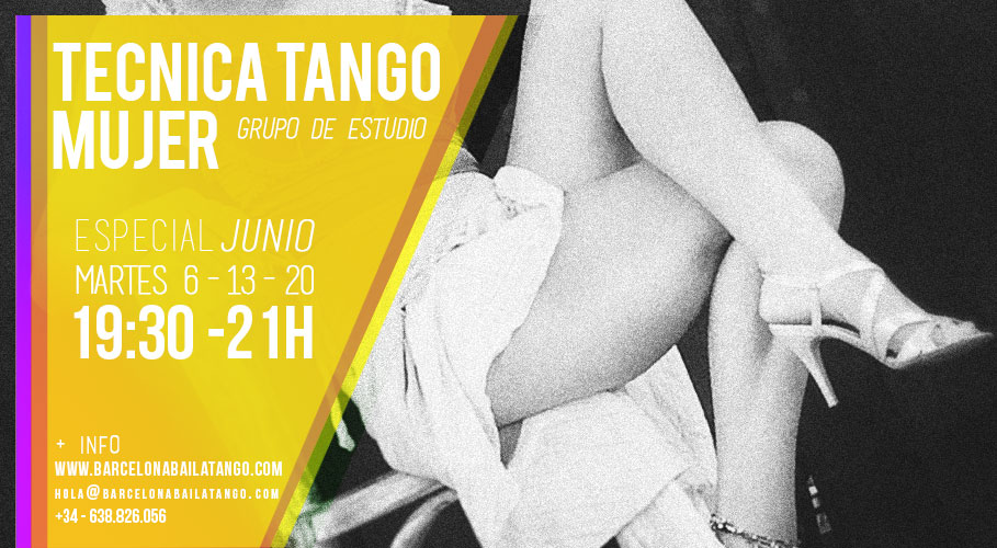 tecnica tango mujer femenina barcelona