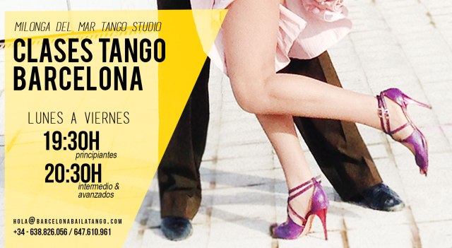 clases tango barcelona abril 2018 milonga del mar