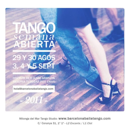 clase gratis tango barcelona escuela tango barcelona milonga del mar jorge udrisard paula rey