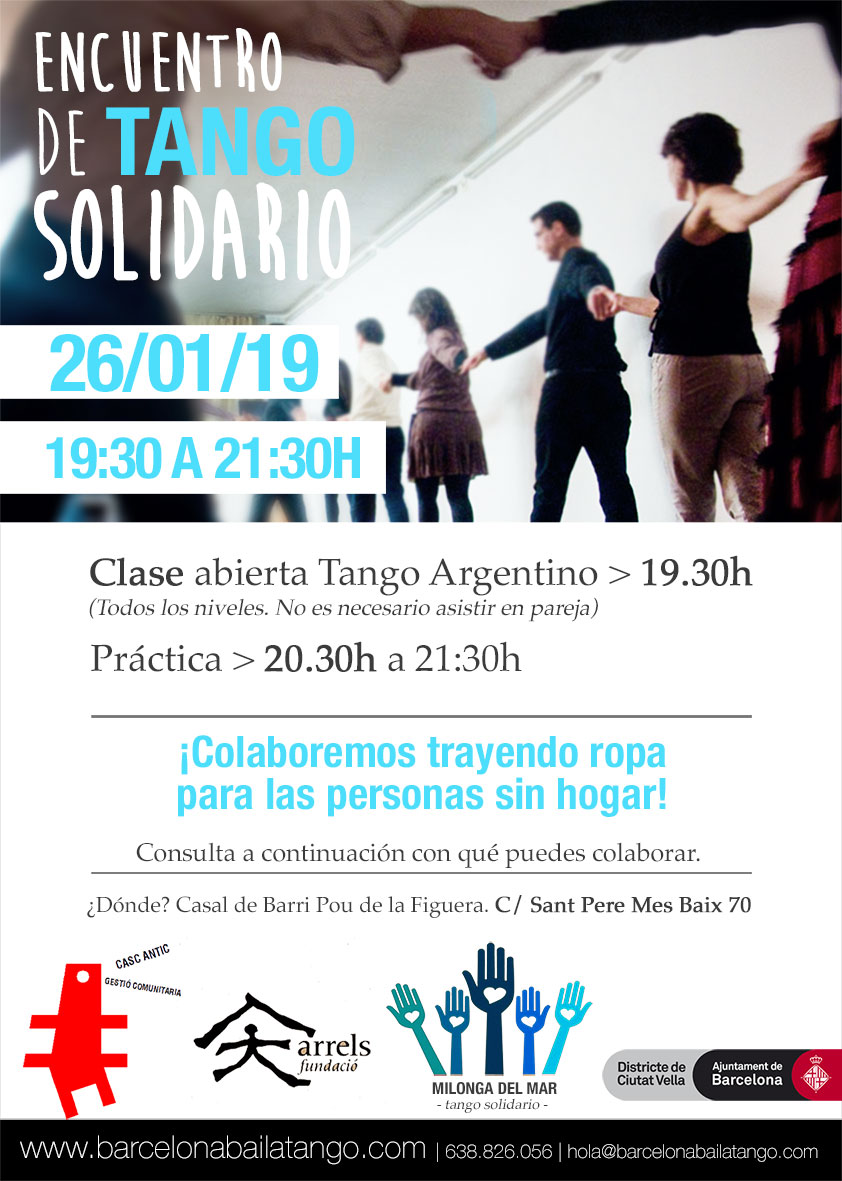 tango barcelona, practica tango solidaria