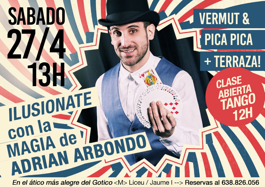 magia en barcelona, show magia barcelona, clase tango barcelona