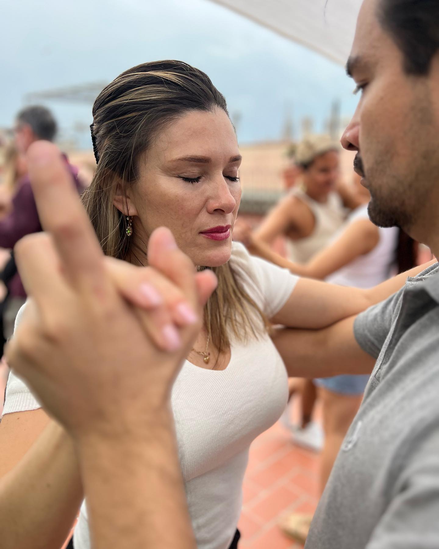 Dancing is about playing! Our favorite part is when we invite dancers to close their eyes and Feel!