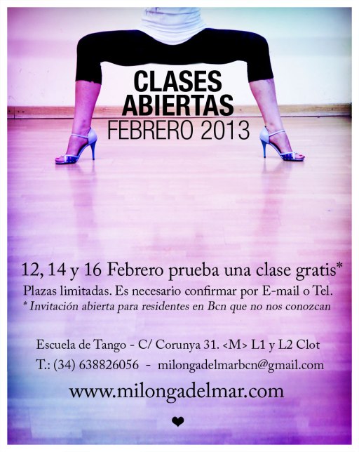 clase gratis tango