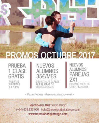 CLASES TANGO BARCELONA PROMOCIONES CLASES GRATIS