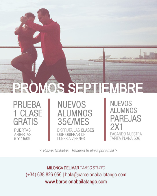 clases tango barcelona septiembre 2017
