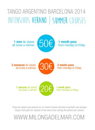 clases tango verano barcelona