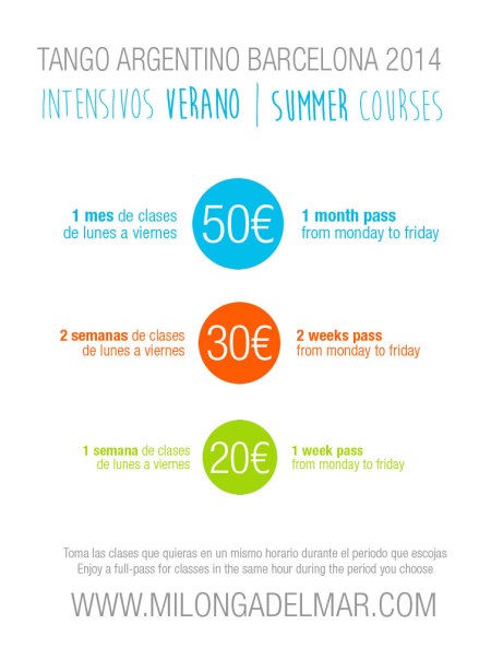 clases tango verano barcelona