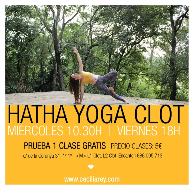clase yoga gratis clot barcelona