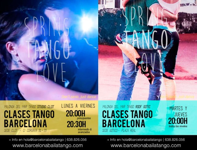 clases de tango en barcelona clot gotico